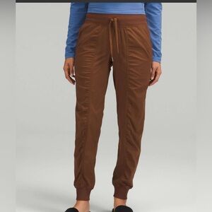 lululemon athletica Brown Drawstring Jogger Leggings